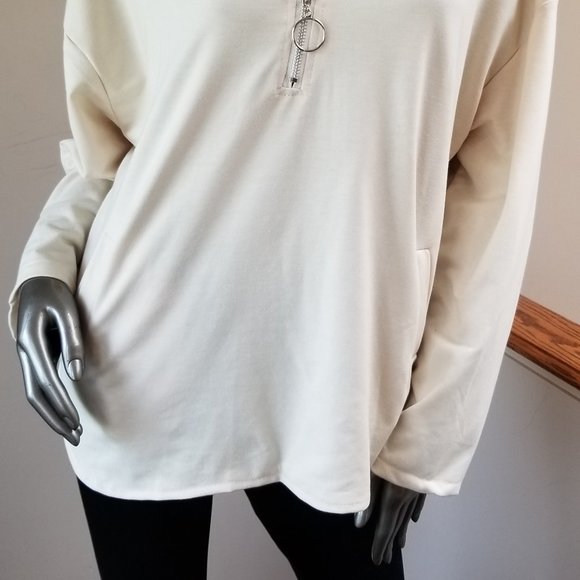 Beige Hoodie - with Free Gift - Picture 2 of 3